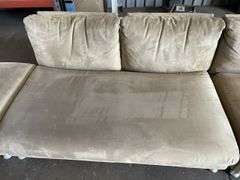 Straight 4 Seater Lounge and Single Ottoman