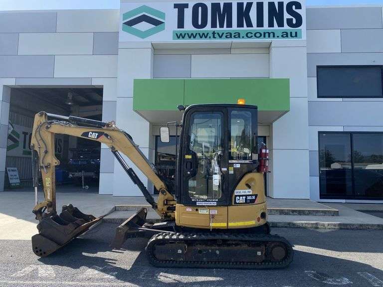 Caterpillar 303.5E CR Mini Excavator and Buckets