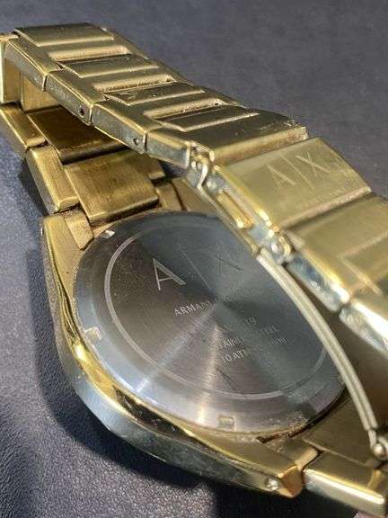 Gold Stainless Steel Armani Exchange Watch