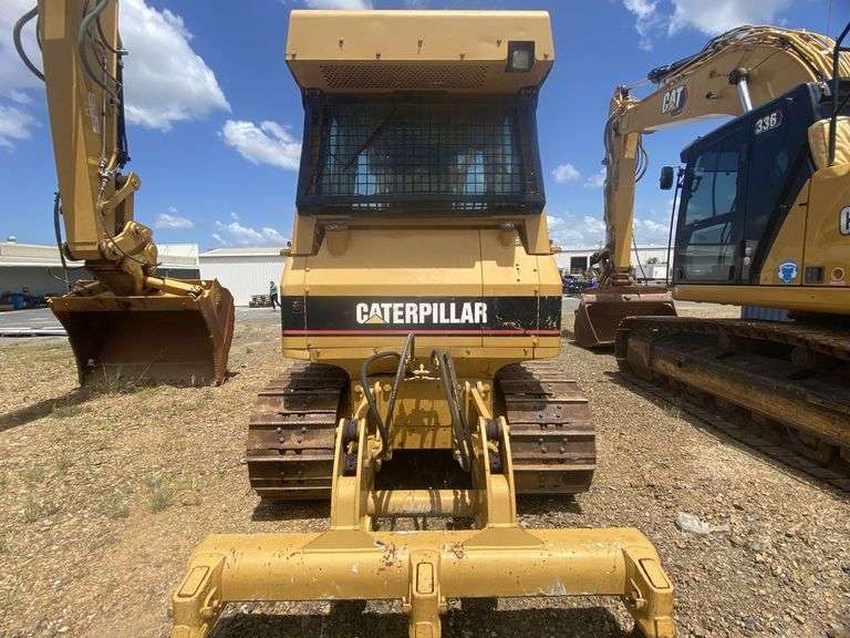 Caterpillar D5G Dozer with Blade and Ripper Attachment