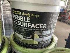 52x 10kg Tubs Black/White Pebble Resurfacer