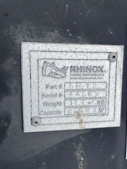 Rhinox Machinery Bucket