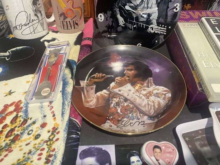 Large Elvis Presley Memorabilia Collection