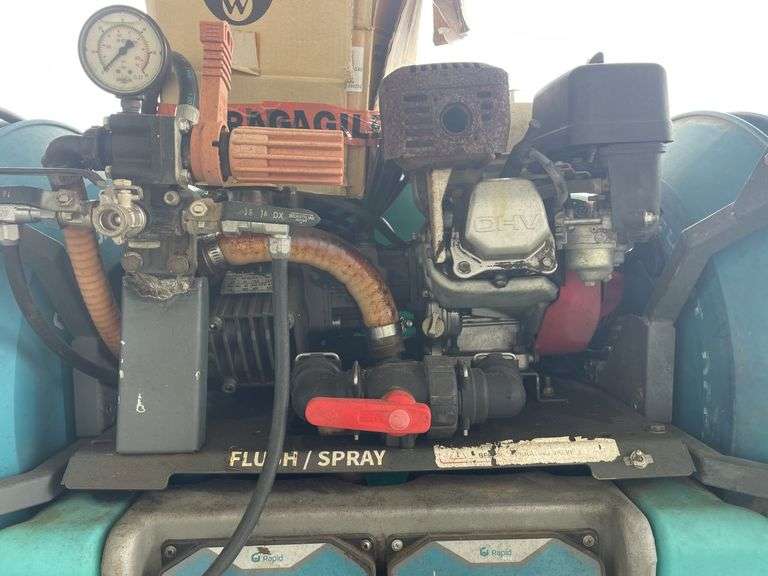 Rapid Spray 360 Scout Twin Reel Spray Tank, Remote and As New Pump