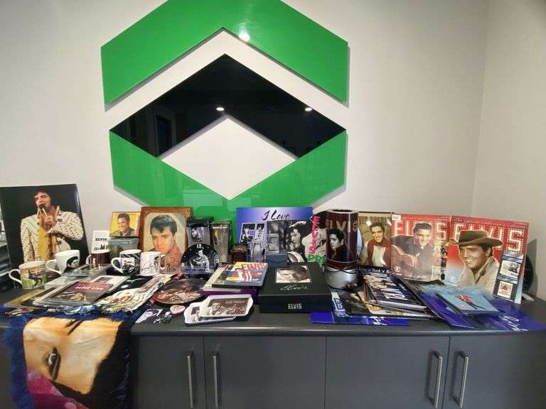Large Elvis Presley Memorabilia Collection