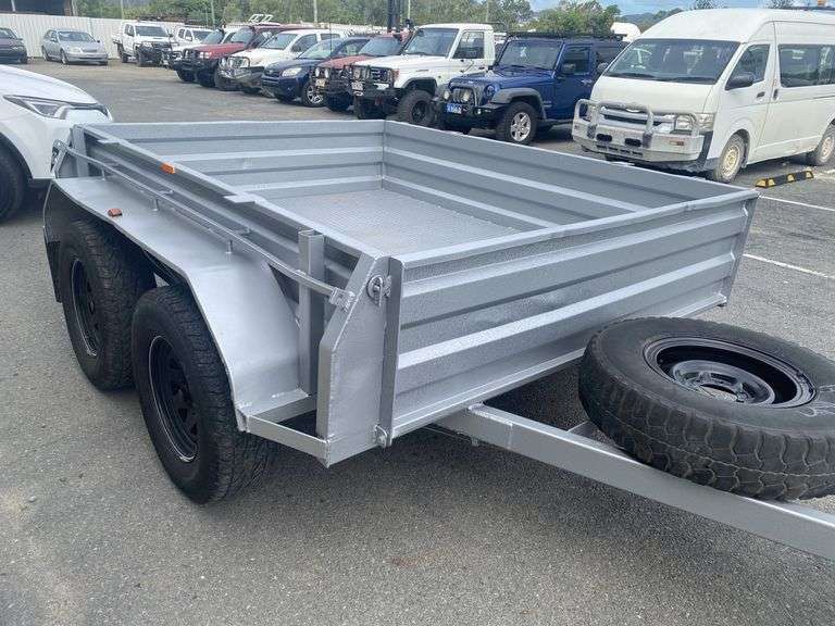 Dual Axle 8x6 Galvanised Box Trailer