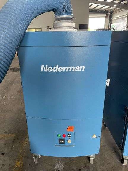 2x Nederman Mobile Fume C10 Extractor Units, 1.1kw