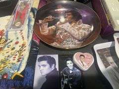 Large Elvis Presley Memorabilia Collection