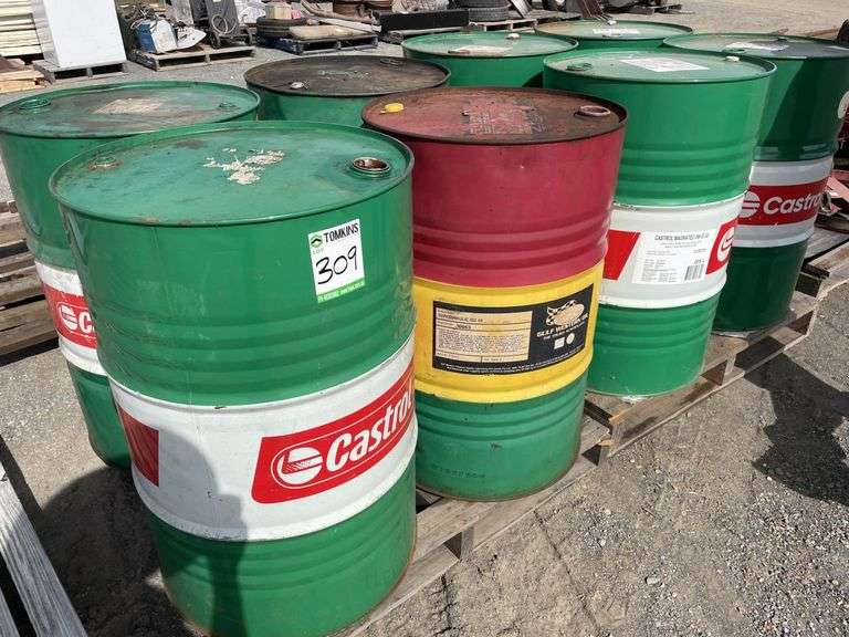 8x Used Steel Drums
