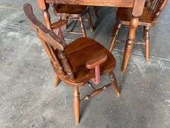 Timber Dining Table and 6x Chairs