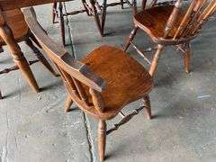 Timber Dining Table and 6x Chairs