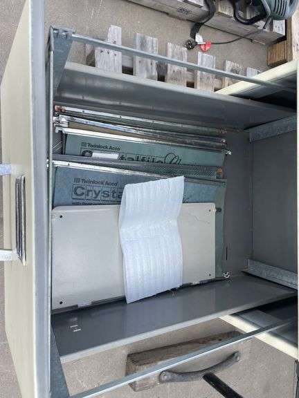 2 Drawer Metal Filing Cabinet