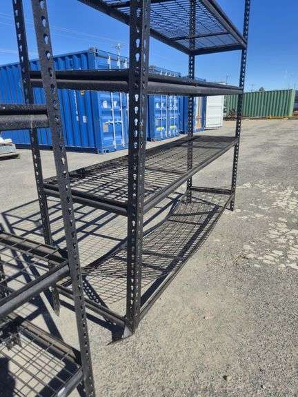 2x Storage Shelves