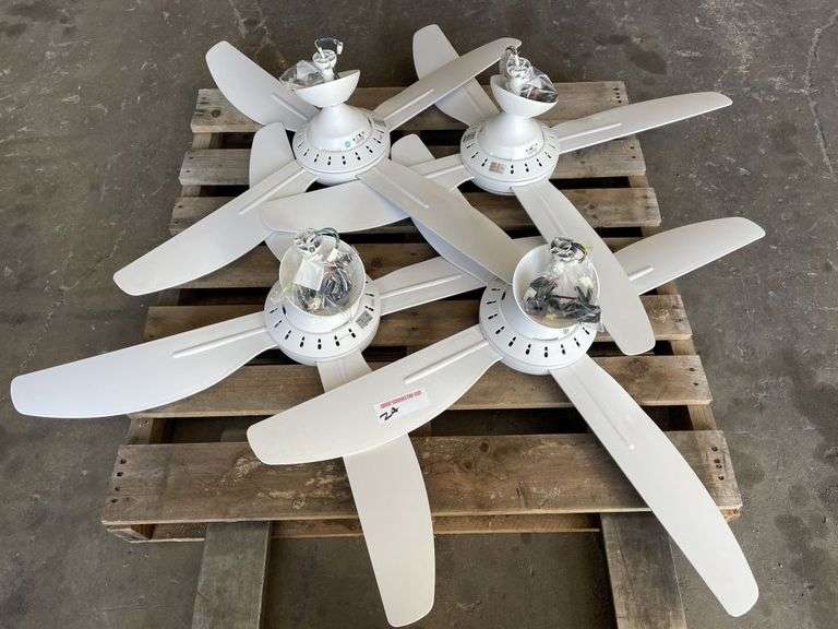 4x Uninstalled Ventair Ceiling Fans - Model HAR1204WH