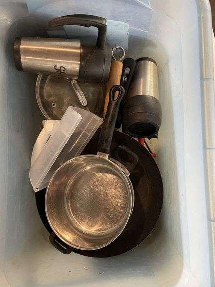 Assorted Sundries inc Ziegler Portable Grill, Pots, Esky, Hose Fittings, Leads etc