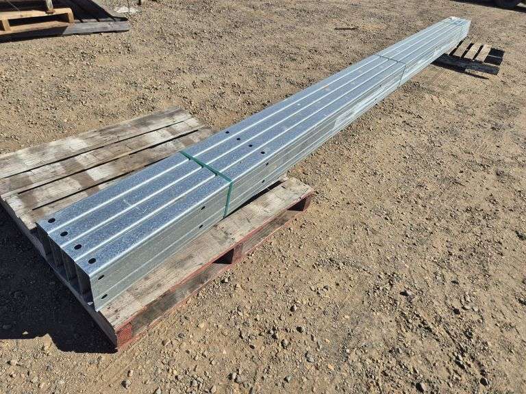 8x 6.2m Lengths of 200mm C-Channel