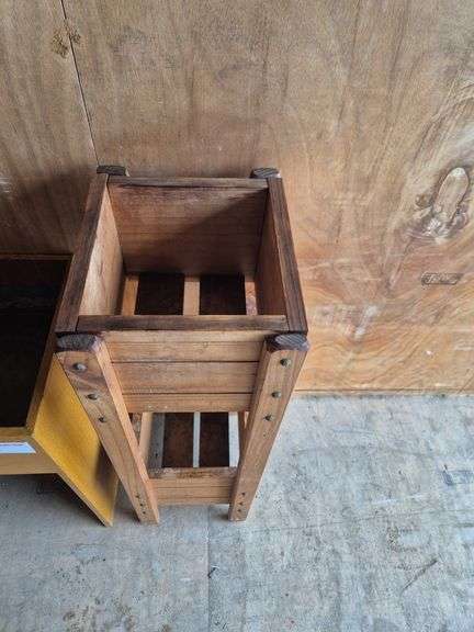 3x Timber Pot Stands