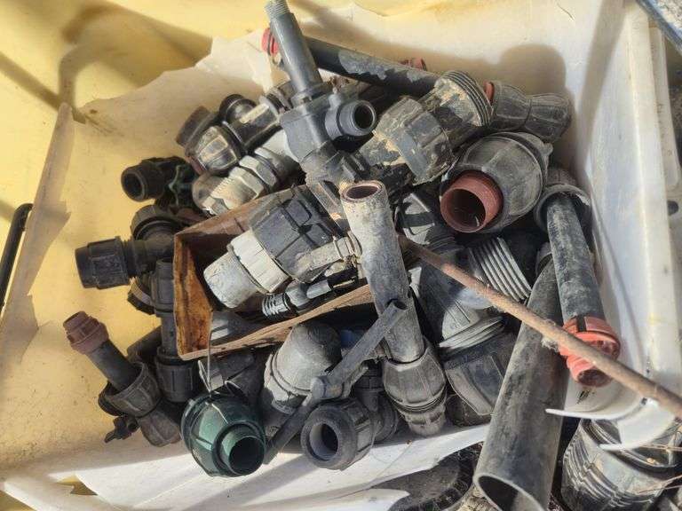 Half Pod of Assorted Poly Fittings & Layflat