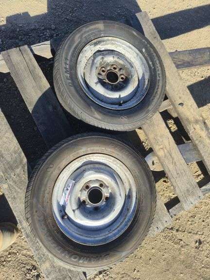 2x 175/70R13 Tyres & Rims
