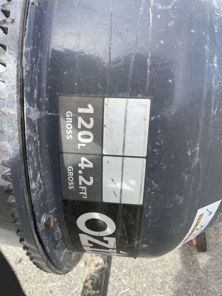 120L Electric Ozito Cement Mixer