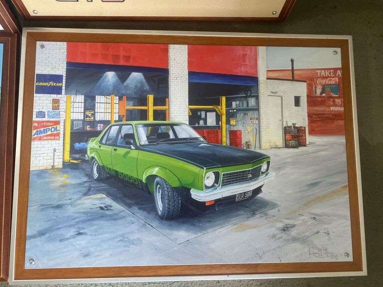 4x Timber Show Car Framed Prints