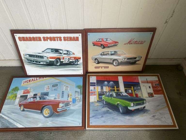 4x Timber Show Car Framed Prints