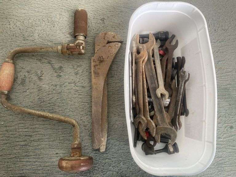 Bucket of Antique Tooling