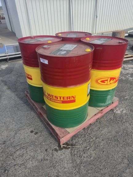 4x Empty 200L Steel Drums