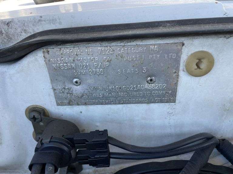 1994 Nissan Navara Utility - Abandoned Vehicle