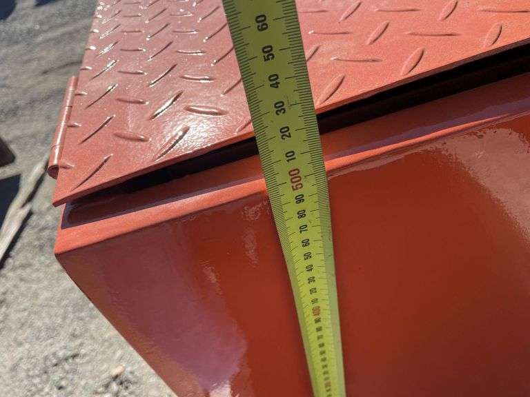 Orange Steel Cabinet - 1000x450x500mmD