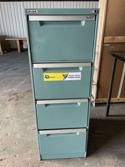 Elite Built 4 Drawer File Cabinet