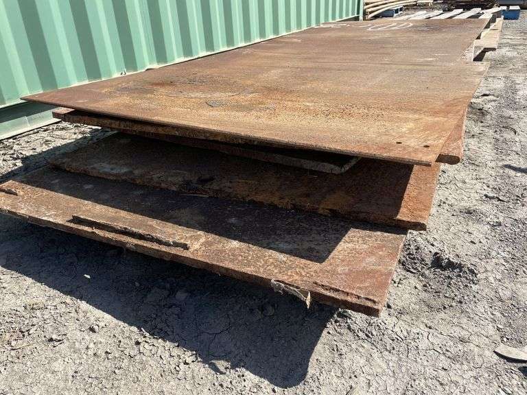 5x Sheet Plate Steel - approx 2400x1200