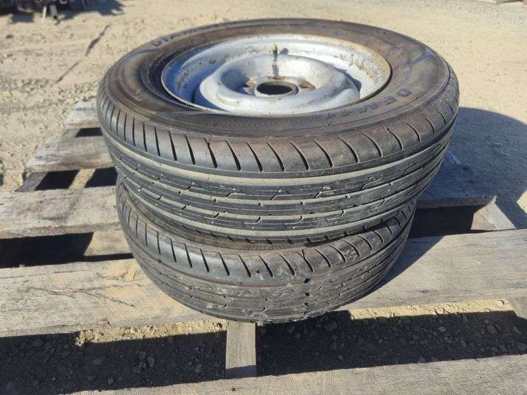 2x 175/70R13 Tyres & Rims