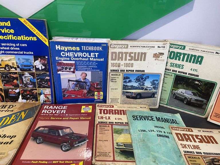 Large Collection Rare Early to Late Model Vehicle Workshop Manuals