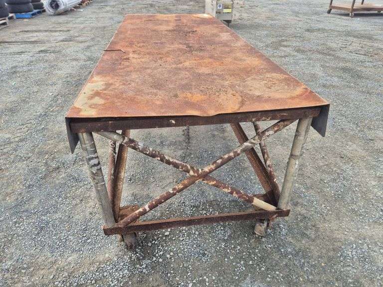 Mobile Steel Workbench - 920x2450x820mmH