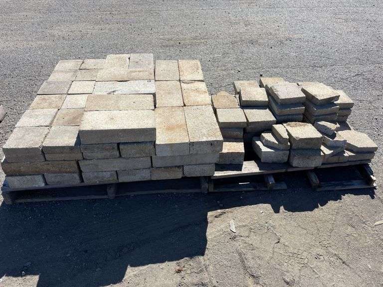2x Pallets Assorted Pavers