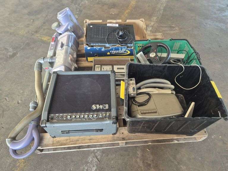 Vacuum Cleaner, RMS Speaker, Kitchen Scales & CD Cassette Recorder