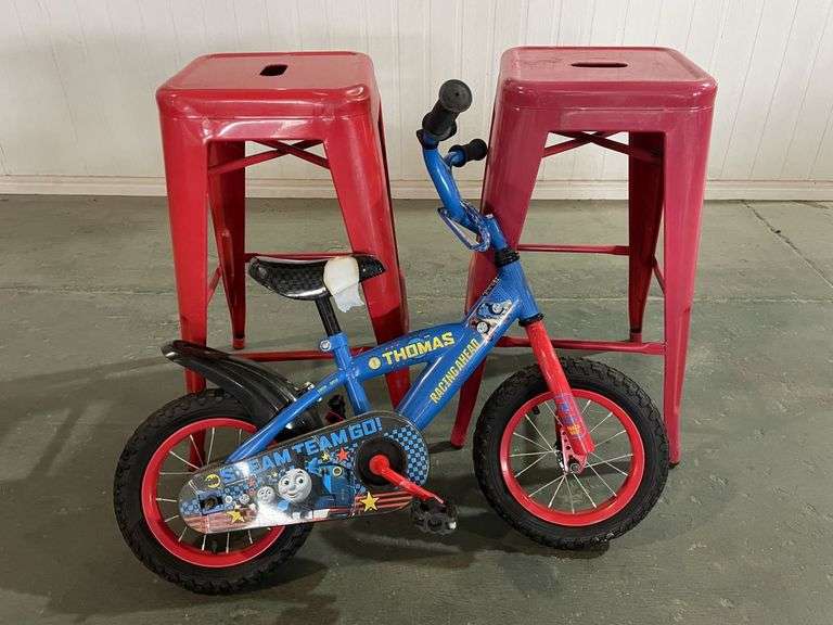 Bar Stools and Thomas Push Bike