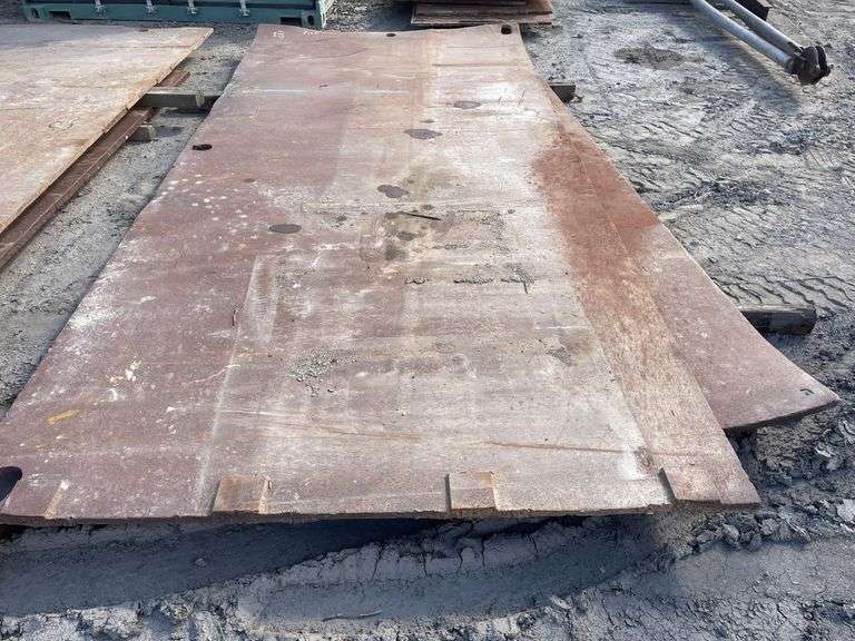 2x Sheets Steel Plate - approx 3.5mx1.8mx20mm