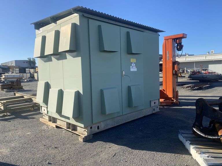 Gutted Power Plant Box - Storage Shed