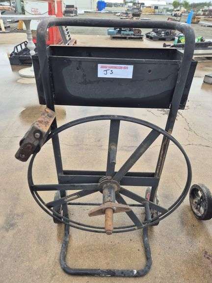 2x Hose Reel Trollies