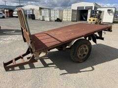 Single Axle Flat Bed Trailer
