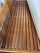 Cream Mahogany Timber Day Bed - 2200mmL