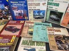 Large Collection Rare Early to Late Model Vehicle Workshop Manuals