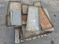 Qty of Asorted Metal Trays