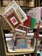 Pallet Glass Vases, Tin Buckets/Jugs, Ceramic Pots, Lge Qty Cards etc etc