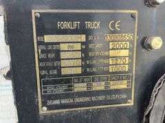 2T JIC 48v Electric Forklift & Charger (no batteries supplied)