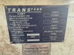 2200 Litre Self Bunded Fuel Tank with 240v Fill Rite Pump.