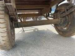 Single Axle Flat Bed Trailer