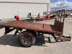 Single Axle Flat Bed Trailer